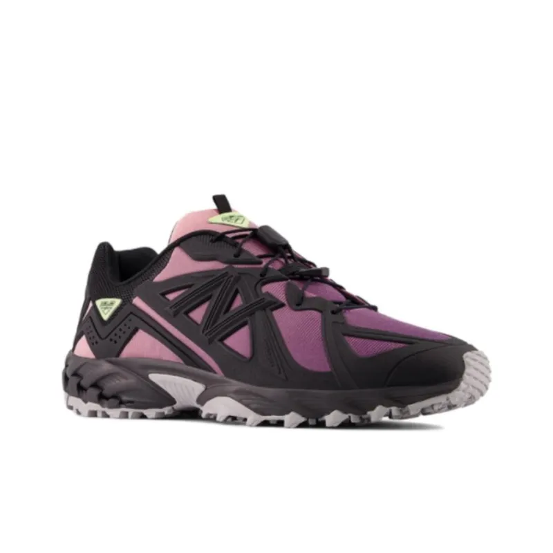 New Balance ML610 Durable Breathable Low-Top Casual Shoes Unisex Black Pink-3