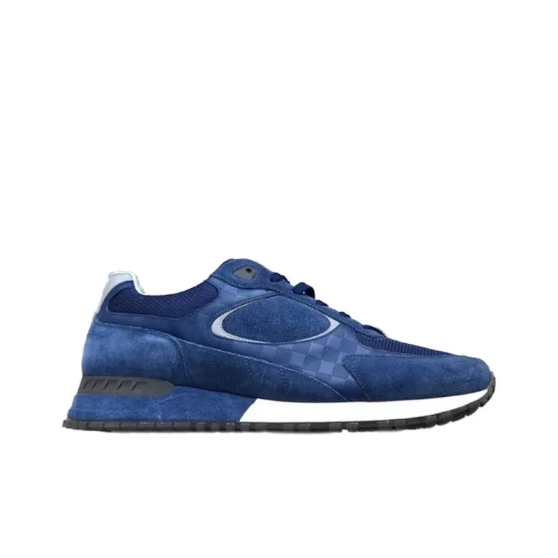 LOUIS VUITTON Run Away Anti-Slip Wear-Resistant Low-Top Casual Shoes Men's Blue-2