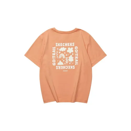 Skechers T-Shirts Women's Coral Orange