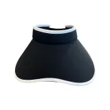 Black, Brim Irregular Visor Cap