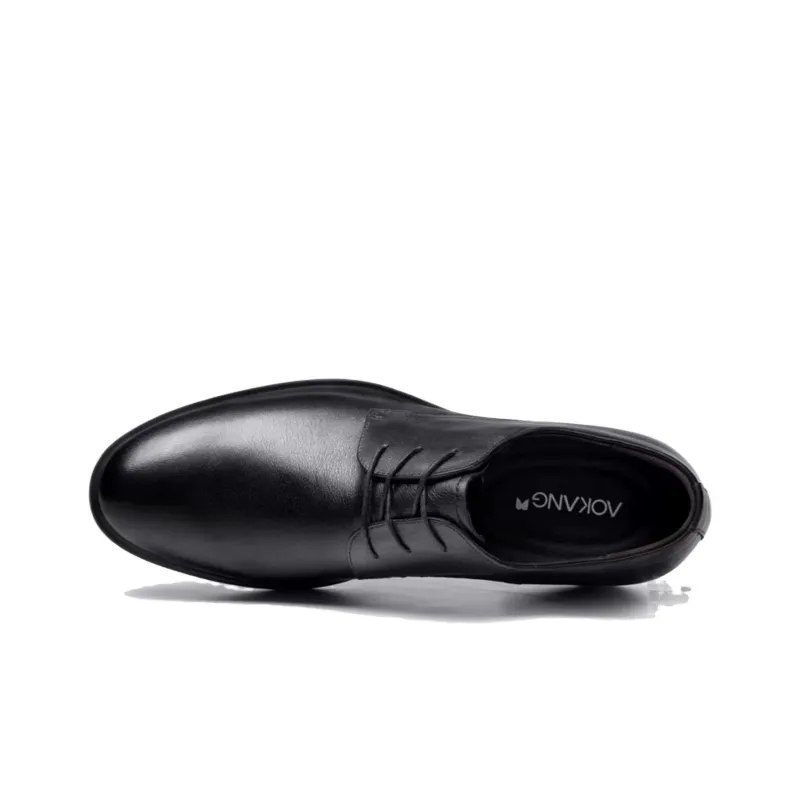 AOKANG Wedding Groom Shoes Dress Shoes Men's Black-1