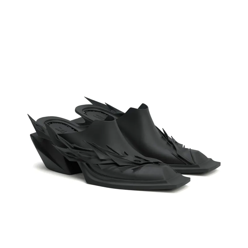 Scry Casual Shoes Unisex Low Top Black-1