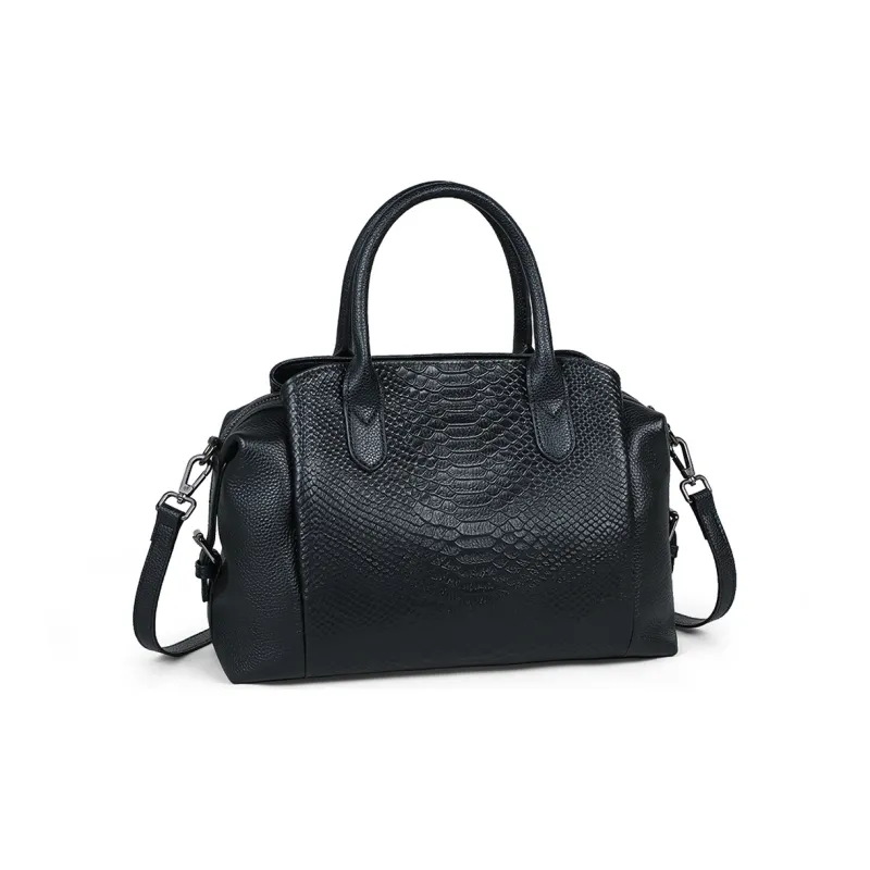 COMELY Cow Leather Crossbody Bags Handbags Regular Women's Black-2