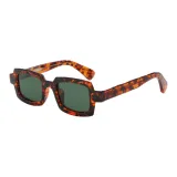 Speckled Frame with Green Lens
