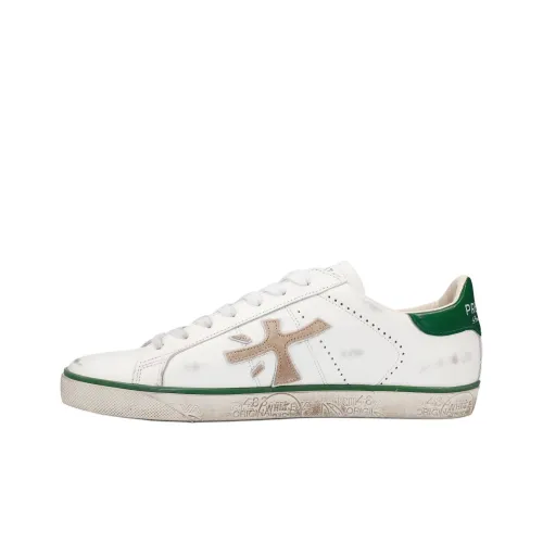 PREMIATA Steven Low-Top Skateboard Shoes Men's White Green