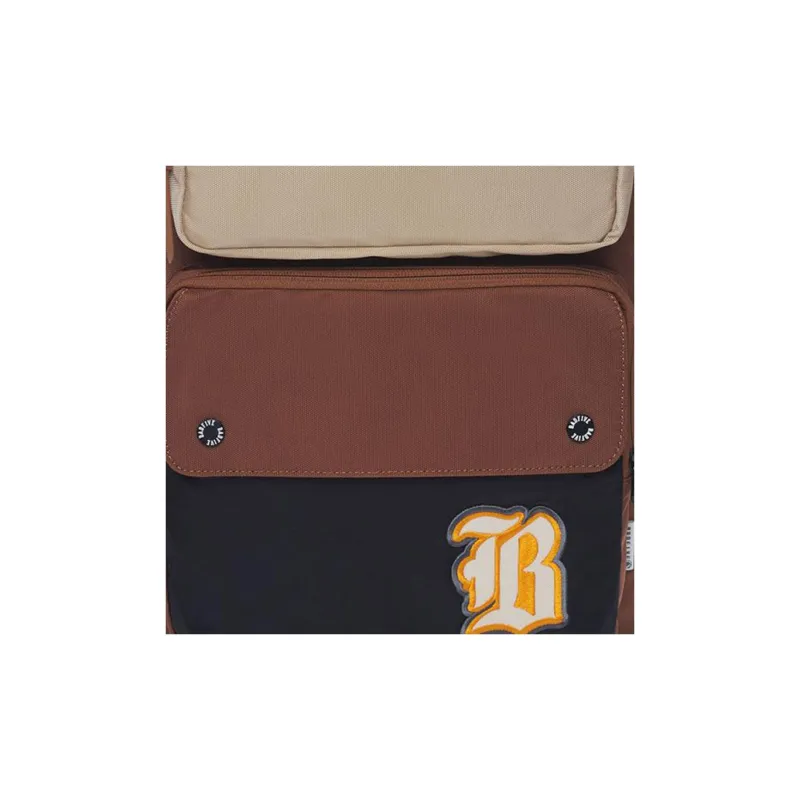 LiNing Badfive Polyester With Nylon Sports Backpack Regular Unisex Brown-3