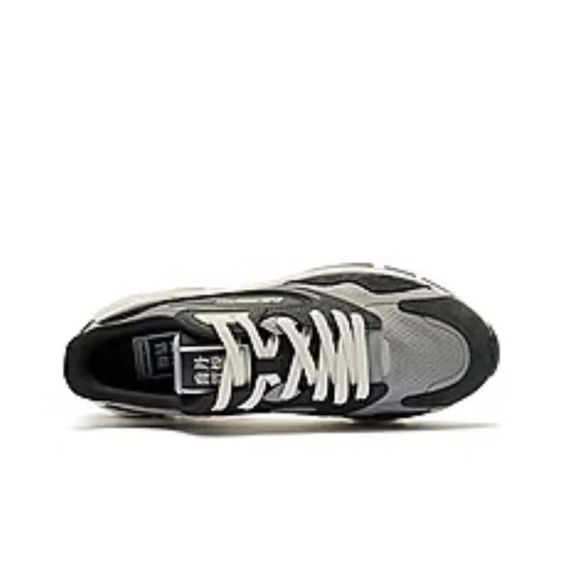 QIAODAN Vertical And Horizontal V Cushioning Wear Resistant Low Top Casual Shoes Men's Black Gray-2