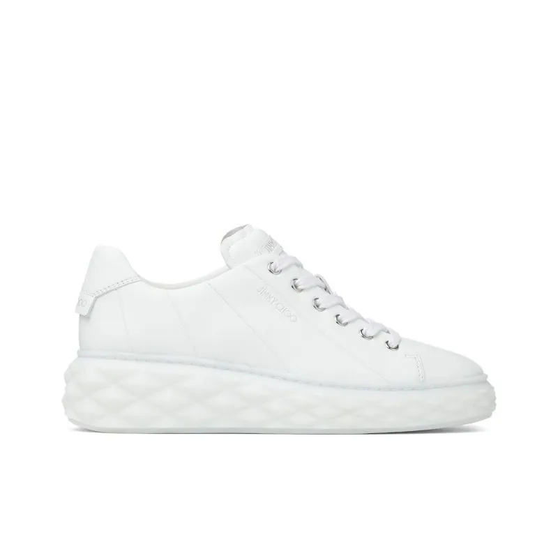Jimmy Choo Diamond Light Maxi Leather Sneakers - POIZON