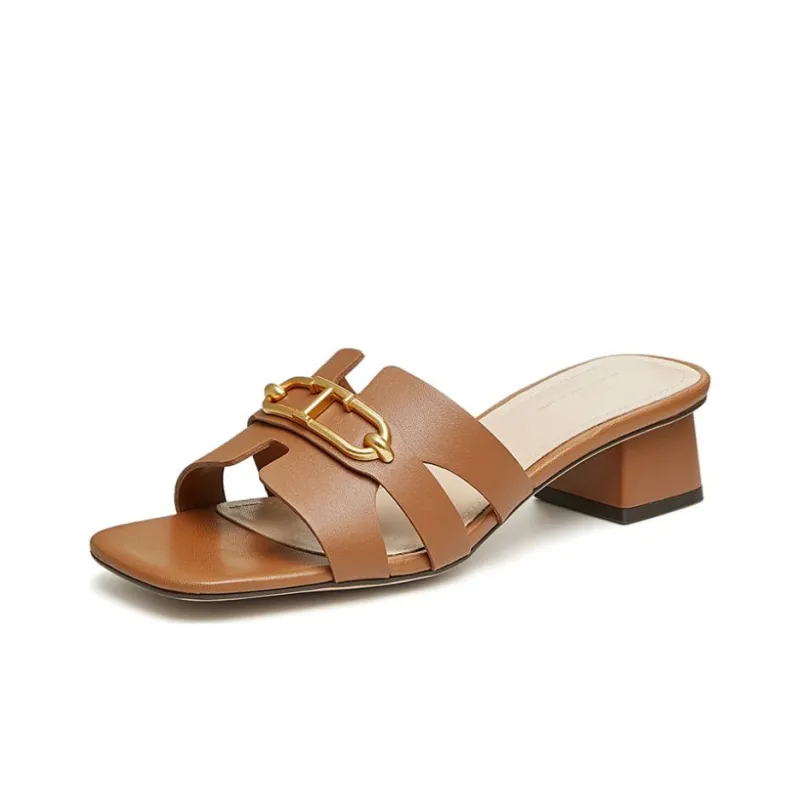 TATA Slide Slippers Women's Solid Color-1