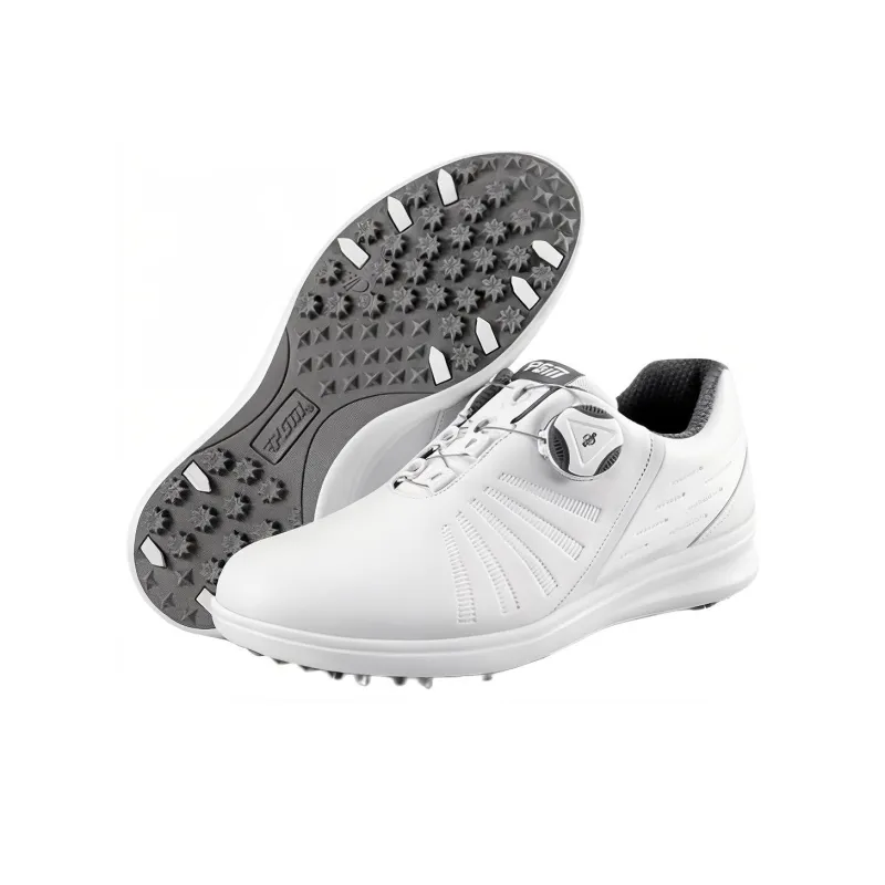PGM Cushioning Anti Slip And Wear Resistant Low Top Golf Shoes Women's White-3