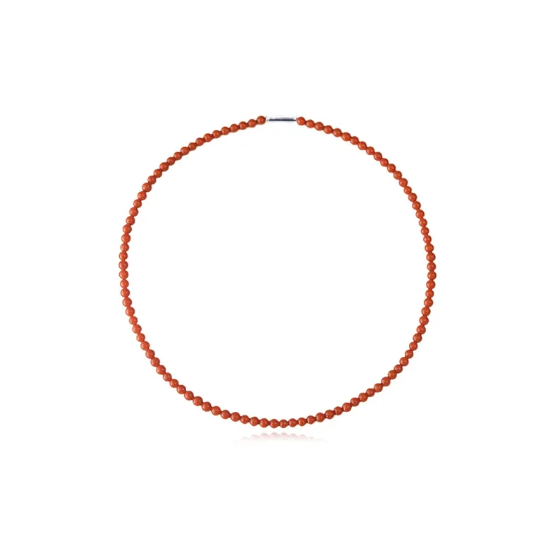 Fuxin Southern Red Agate Necklaces Women's-0