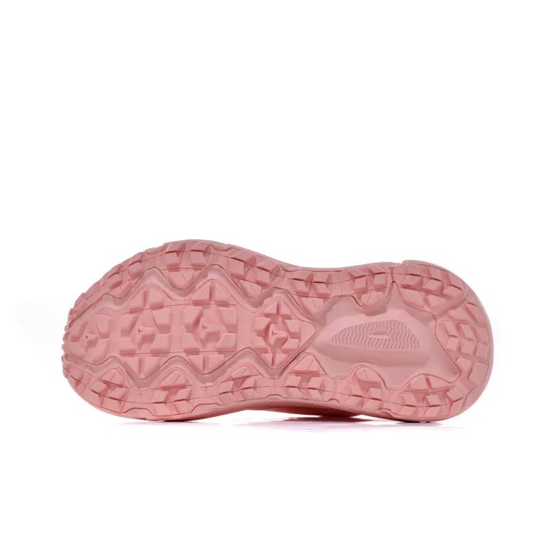 TREEPERI Lightweight Slip Resistant Cushioning Height Increasing Low Top Running Shoes Unisex Macaroon Pink-5