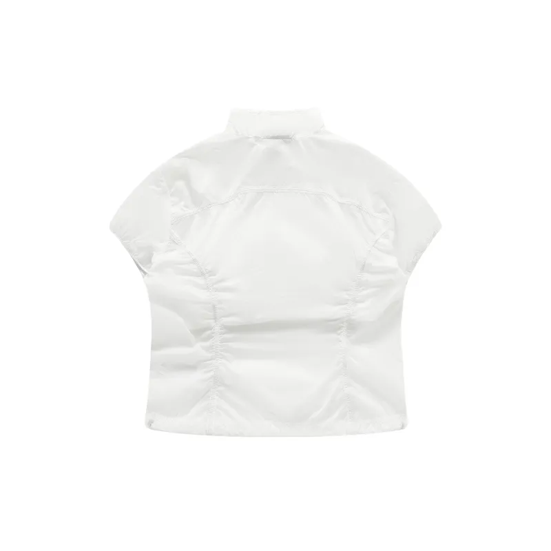 FILA FUSION Trench Coats Women's White-1