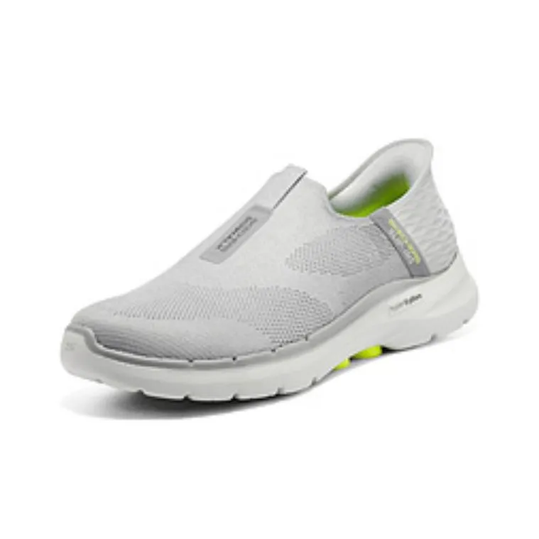 Skechers Hands Free Slip Ins Shock Absorbers With Slip Resistant Features Low Top Casual Shoes Men's Gray WW Width-2