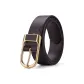 Gold Buckle Coffee Strap