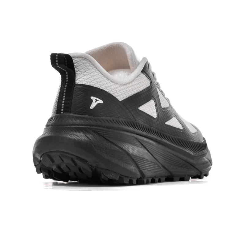 TREEPERI Slip Resistant, Abrasion Resistant, Breathable Low Top Running Shoes Unisex Black White-4