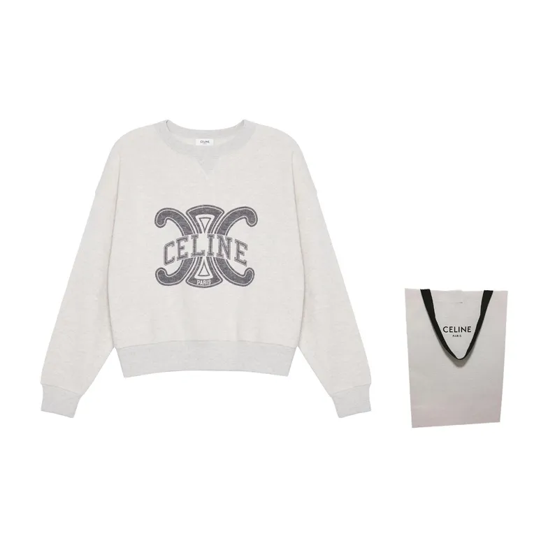 CELINE Sweatshirt Women's White-2