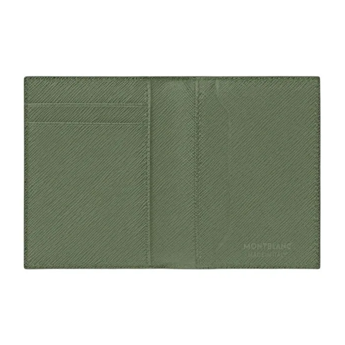 MONTBLANC MONTBLANC Leather Card Holder Men's Forest Green-2