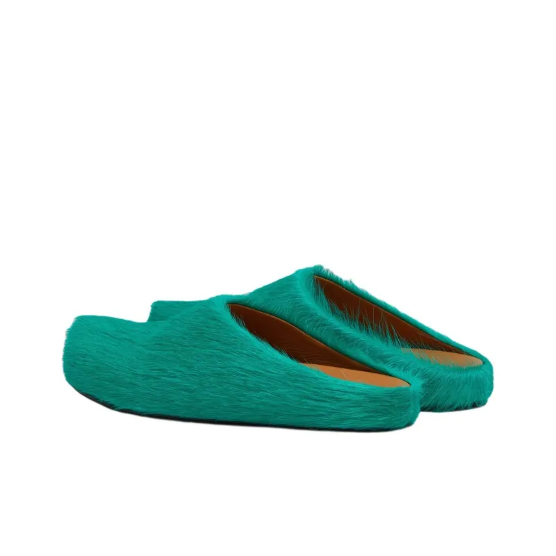 MARNI Fussbett Sabot 'Seagreen'-4