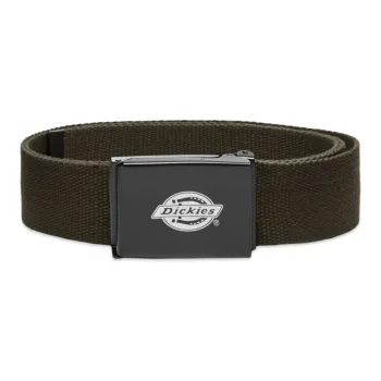 Dickies Badge Design Belt Men's Olive Green