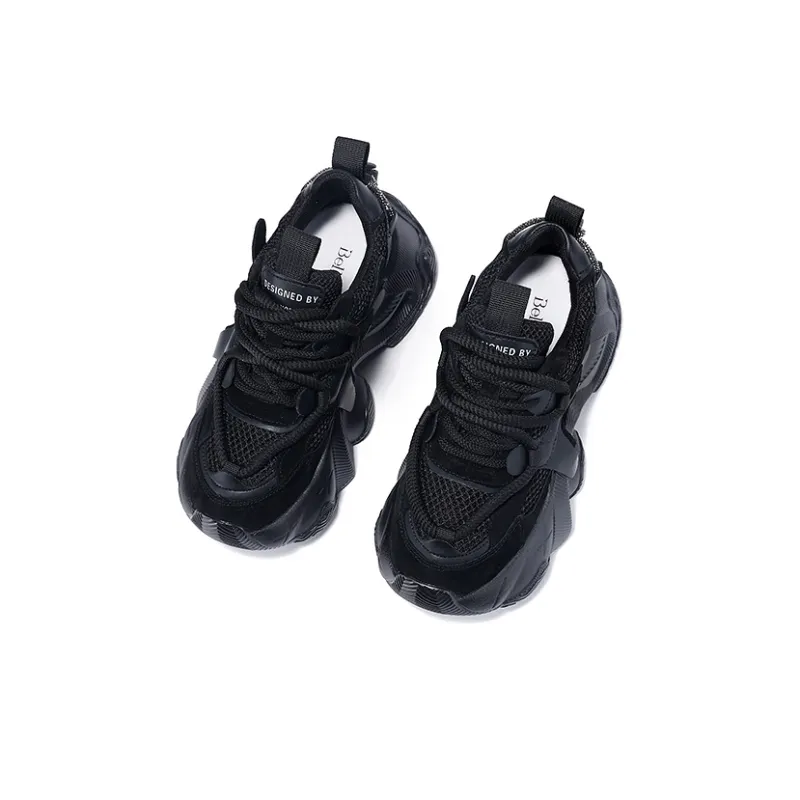 BELLALILY Anti-Slip And Wear-Resistant Breathable Low-Top Chunky Sneakers Women's-8