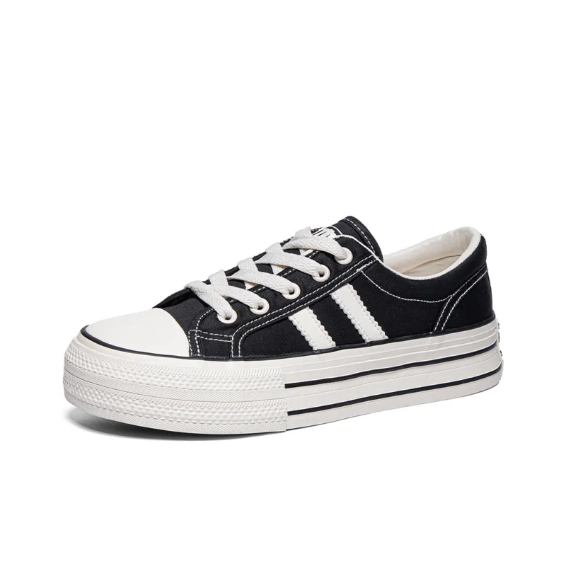 RENBEN Durable Lightweight And Breathable Low-Top Canvas Shoes Women's-2