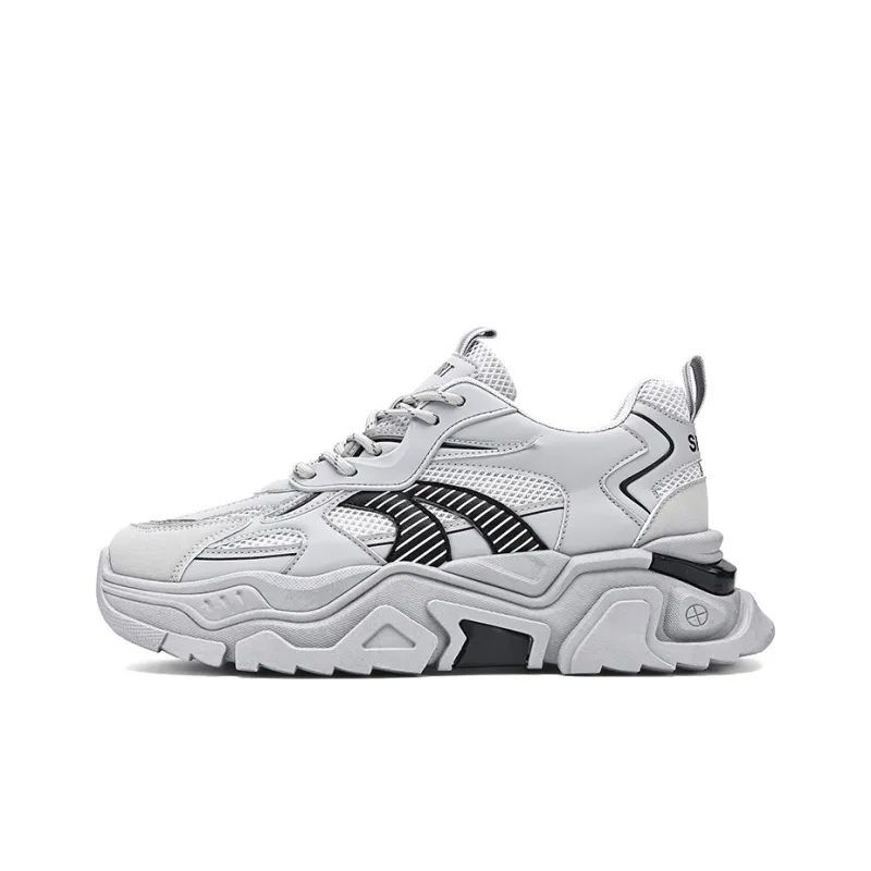 12345 Wear-Resistant Low-Top Chunky Sneakers Men's-4
