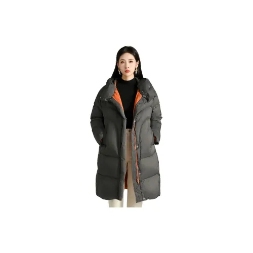 SMEN Down Jackets Women's Dark Gray