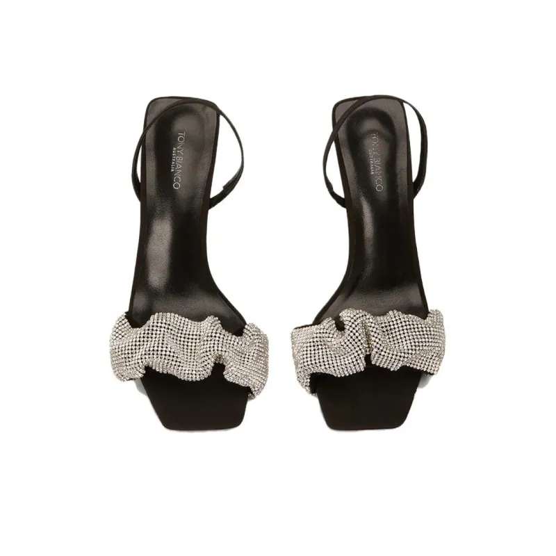 Tony Bianco Nixon Strap Sandals 10.5cm Women's Black-3