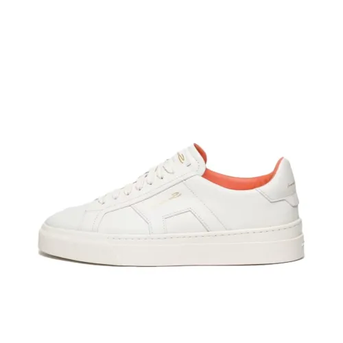 Santoni Skateboard Shoes Women's Low-Top White