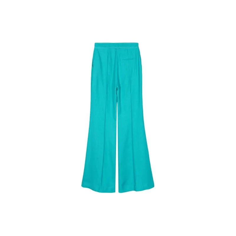 ELIE SAAB Champagne Flared Trousers-1