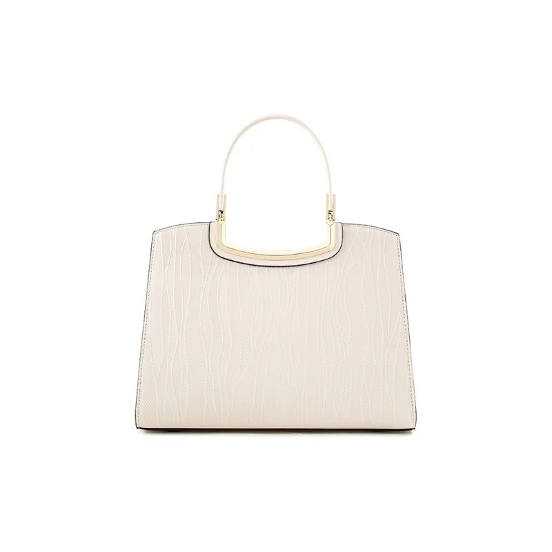 Vigno Synthetic Leather Handbags Crossbody Bags Large Size Women's White/Black-3