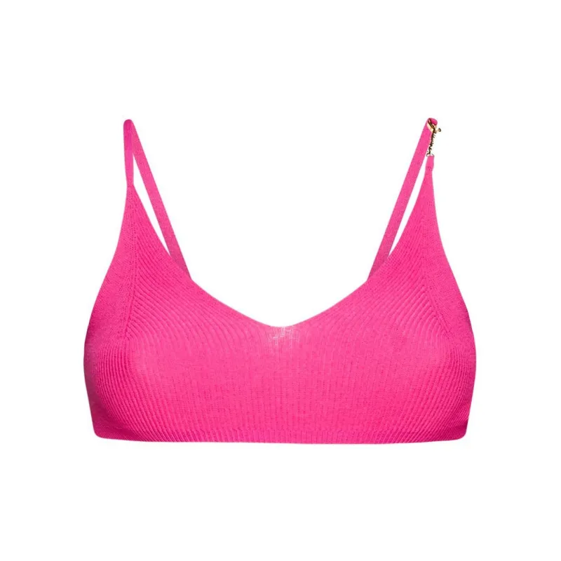 Jacquemus Le Bandeau Pralu Knitted Bra-0