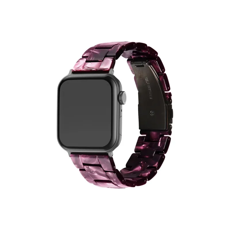 CHENSONG Watch Bands 45mm Unisex Iwatch Three bead Resin Strap-19