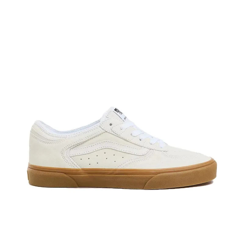 Vans Rowley Wear Resistant Low Top Skateboard Shoes Unisex Ecru-1
