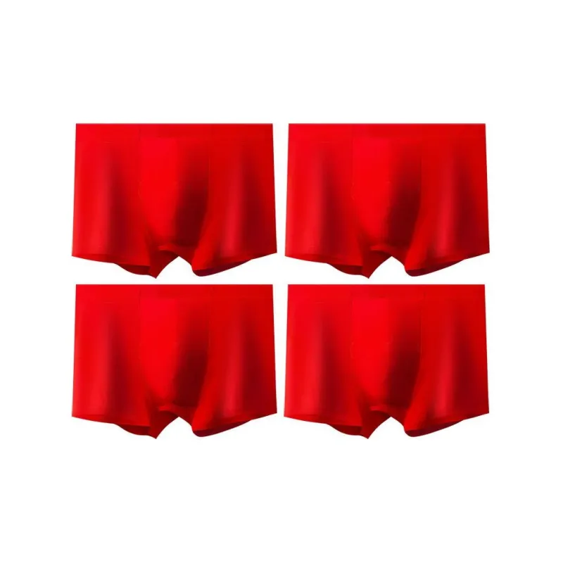Rich Birds Underpants Men's 4 Pack Red-0