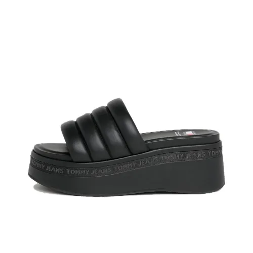 Tommy Hilfiger Logo Wedge Platform Sandals Women's
