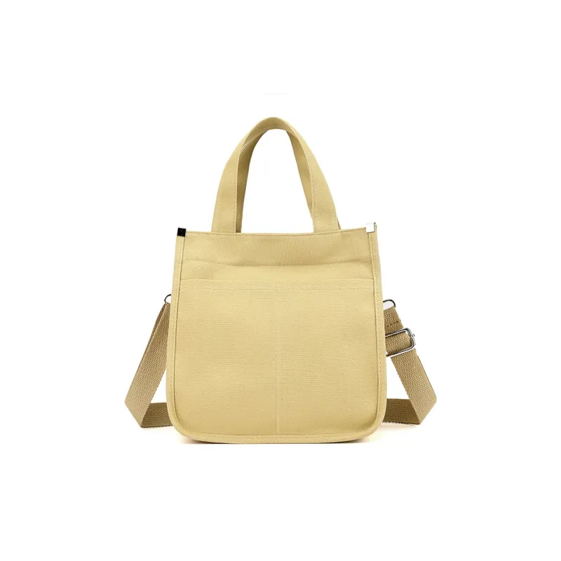 Deli Bear Canvas Handbag Women's Orange Red/Black/Yellow/Coffee-7