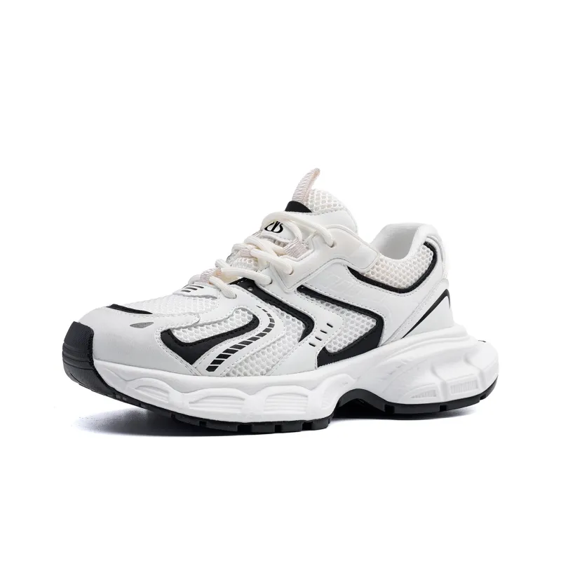 EBLAN Cushioning Wear Resistant Low Top Chunky Sneakers Unisex-1