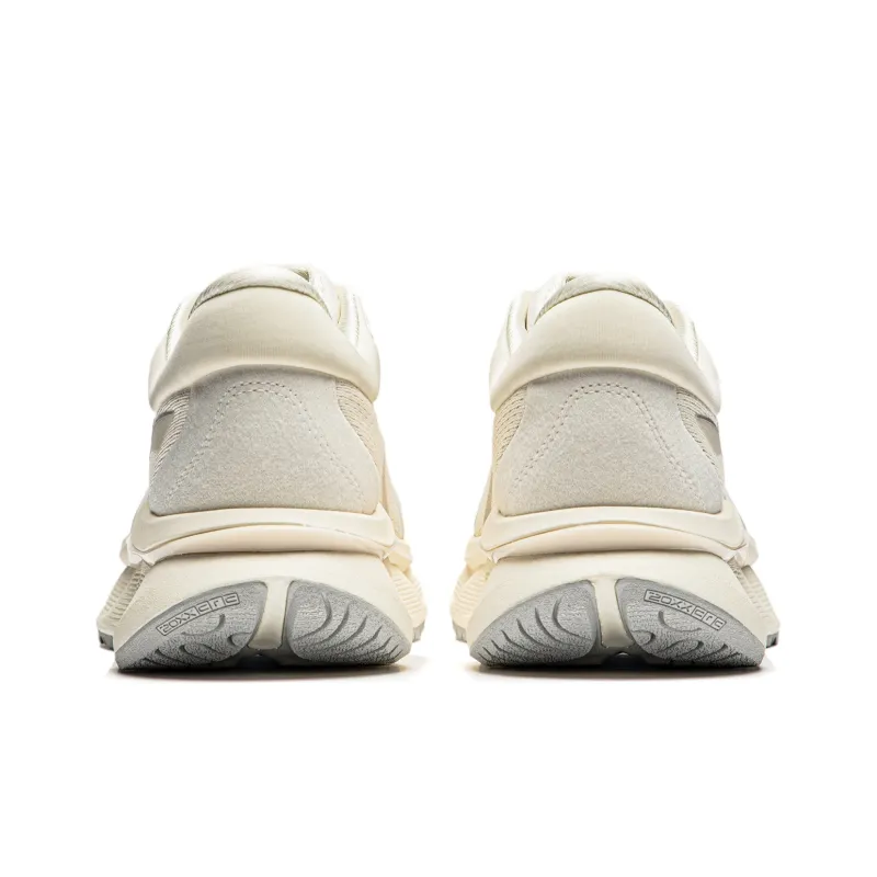 LiNing Cushioning Wear Resistant Low Top Running Shoes Men's Ecru-5