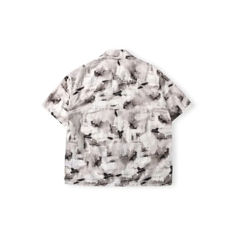 TEKABLU Shirt Unisex Ink Wash Gray-1