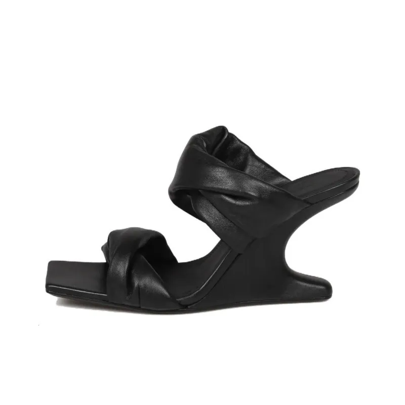 RICK OWENS Cantilever 110mm Mules-0