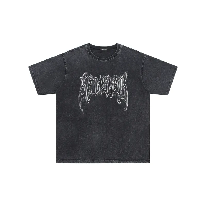SANSYAS T Shirts Unisex Black-1
