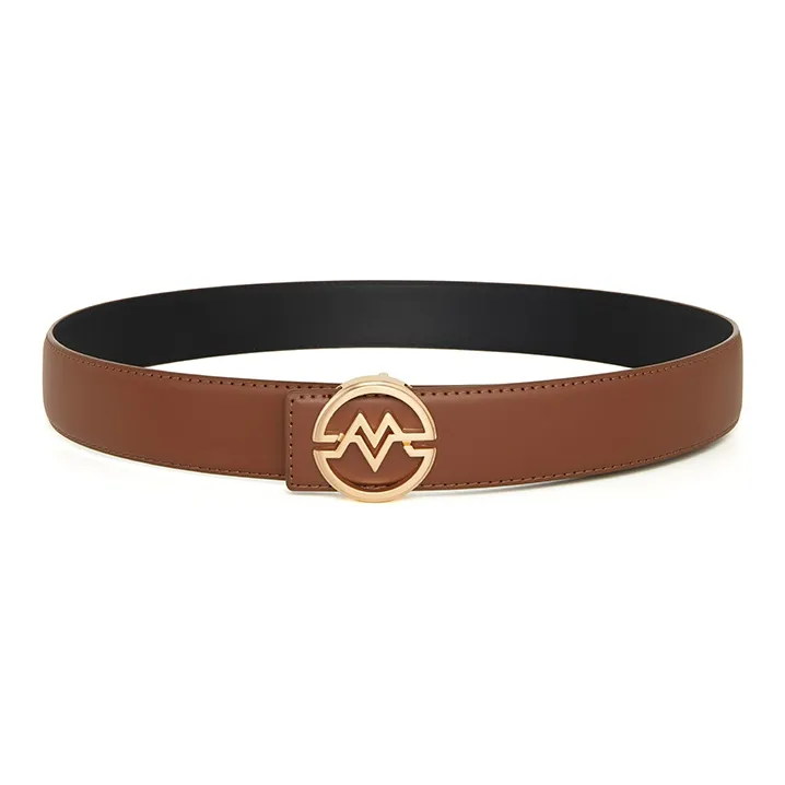 MAISON VINSON Business Casual Pin Buckle Trendy Cow Leather Belts Men's 2.6cm-1