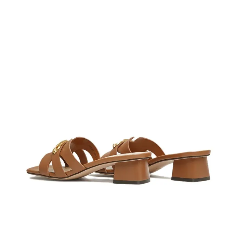 TATA Slide Slippers Women's Solid Color-2
