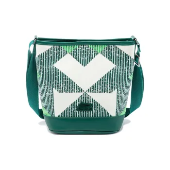 LiNing Sports Life Collection Polyester Sports Bag, Shoulder Bag, Crossbody Bag Unisex Green White Multicolor