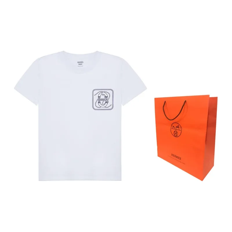 HERMES SS23 Regular T Shirt Women's White-2