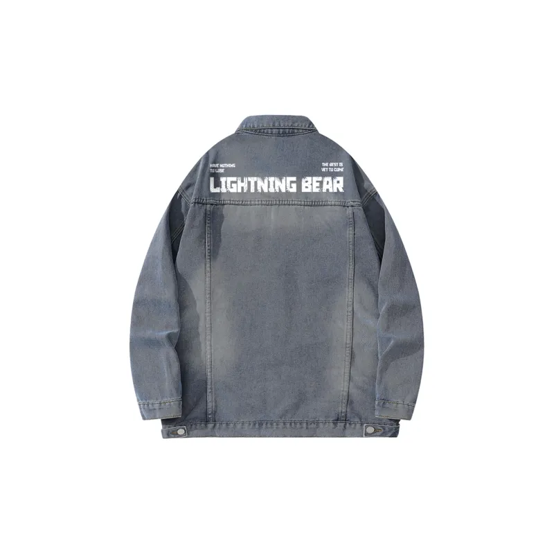 LIGHTNING BEAR Denim Jacket Unisex-6