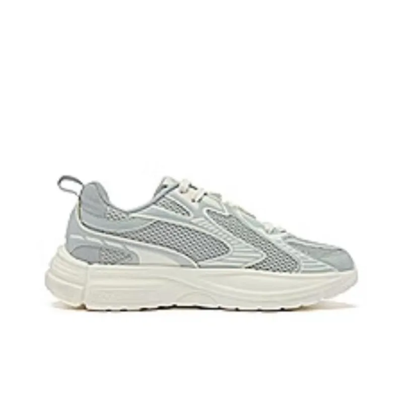 QIAODAN Mountains And Seas II Cushioning Wear Resistant Low Top Casual Shoes Men's White Cyan-1