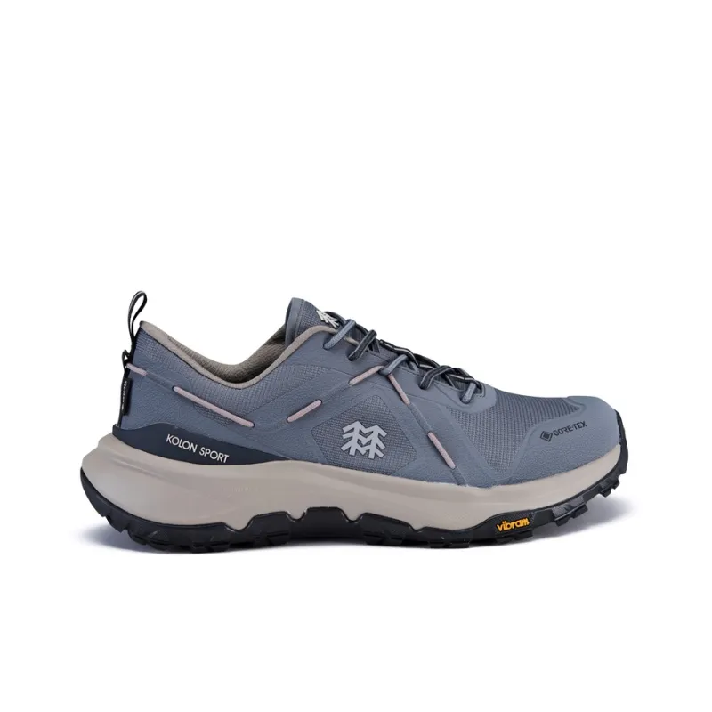 KOLON SPORT Rockridge Outdoor Shoes Men Low Top Smoke Gray AS, Charcoal Gray CI, Forest Green FO-1
